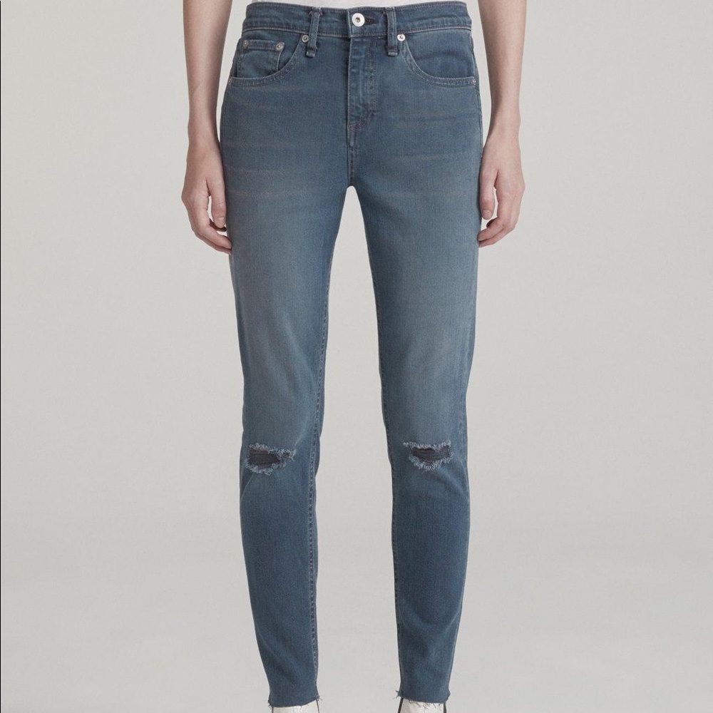 EUC Rag & Bone High-Rise Ankle Skinny Alec Size 28